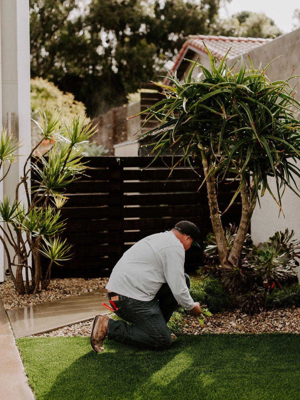 Roofer working on a job in your city